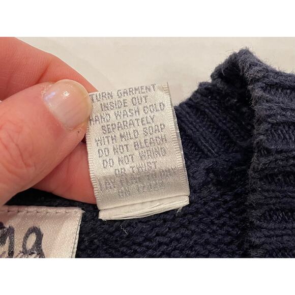 Lauren Gayle Navy, Red, Christmas Patchwork Sweater Vest, Nutcracker, Holly, M - Picture 11 of 15